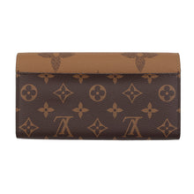 Load image into Gallery viewer, LOUIS VUITTON Portefeuille Sarah Brown/NoirM80726 Monogram Reverse Canvas/Monogram