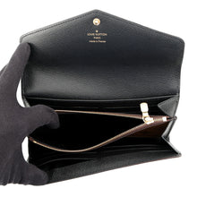 Load image into Gallery viewer, LOUIS VUITTON Portefeuille Sarah Brown/NoirM80726 Monogram Reverse Canvas/Monogram