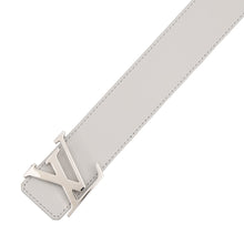Load image into Gallery viewer, LOUIS VUITTON BeltLV Initials Belt Size 90 GrayMP300 Damier Salt