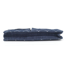 Load image into Gallery viewer, CHANEL Matelasse Clutch Bag Blue Denim