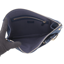 Load image into Gallery viewer, CHANEL Matelasse Clutch Bag Blue Denim