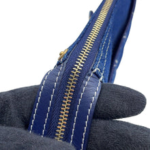 Load image into Gallery viewer, CHANEL Matelasse Clutch Bag Blue Denim