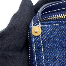 Load image into Gallery viewer, CHANEL Matelasse Clutch Bag Blue Denim