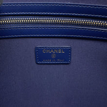 Load image into Gallery viewer, CHANEL Matelasse Clutch Bag Blue Denim
