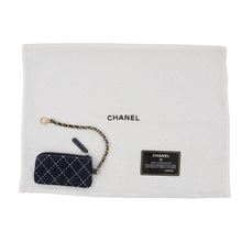Load image into Gallery viewer, CHANEL Matelasse Clutch Bag Blue Denim