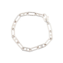 Load image into Gallery viewer, LOUIS VUITTON Sleek Monogram Bracelet Size MM1358M Ag925
