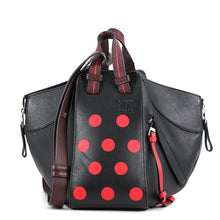Load image into Gallery viewer, LOEWE Hammock mini Black/Red Leather Size Small