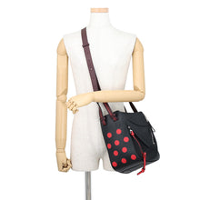 Load image into Gallery viewer, LOEWE Hammock mini Black/Red Leather Size Small