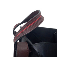 Load image into Gallery viewer, LOEWE Hammock mini Black/Red Leather Size Small