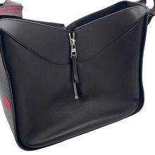 Load image into Gallery viewer, LOEWE Hammock mini Black/Red Leather Size Small