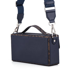 Load image into Gallery viewer, FENDI Baguette Soft Trunk Brown/Navy7VA565AQWHF1O8P PVC Leather