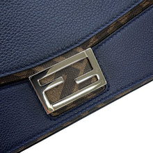 Load image into Gallery viewer, FENDI Baguette Soft Trunk Brown/Navy7VA565AQWHF1O8P PVC Leather
