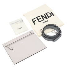 Load image into Gallery viewer, FENDI Peekaboo Icy You Gray7VA529AFC3 Leather Size Medium