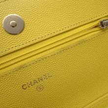 将图像加载到图库查看器中,CHANEL Matelasse ChainShoulder wallet YellowAP0250 Caviar Leather