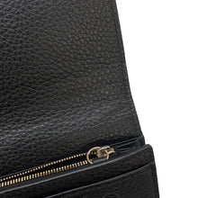 Load image into Gallery viewer, GUCCI GG Emblem Continental Wallet Black815922 Leather