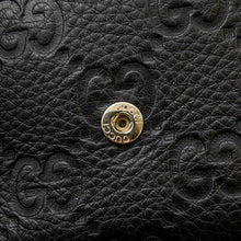 Load image into Gallery viewer, GUCCI GG Emblem Continental Wallet Black815922 Leather