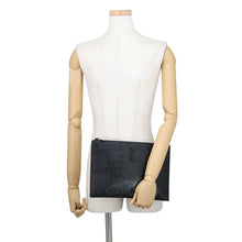 Load image into Gallery viewer, SAINT LAURENT PARIS Clutch Bag Black453249 Embossed Leather