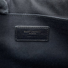 Load image into Gallery viewer, SAINT LAURENT PARIS Clutch Bag Black453249 Embossed Leather