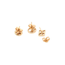 Load image into Gallery viewer, LOUIS VUITTON Boucle D'oreille Crazy in Padlock 3-piece earring set GoldM00395 Metal