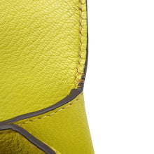 Load image into Gallery viewer, HERMES Opli Clutch Bag Lime Chevre Myzore Goatskin