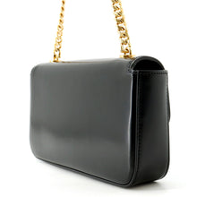 Load image into Gallery viewer, CELINE Cuill Triomphe Clutch ChainShoulder Bag Black Leather