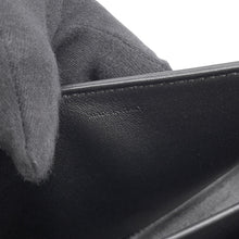 Load image into Gallery viewer, CELINE Cuill Triomphe Clutch ChainShoulder Bag Black Leather