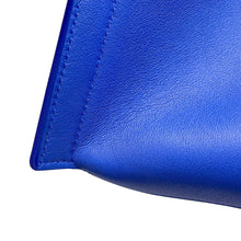 Load image into Gallery viewer, CELINE Cubo 2WAY Handbag Royal Blue124182 Leather