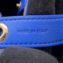 Load image into Gallery viewer, CELINE Cubo 2WAY Handbag Royal Blue124182 Leather