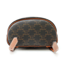 Load image into Gallery viewer, CELINE Triomphe Falco Backpack Black/Tan197662 PVC Leather