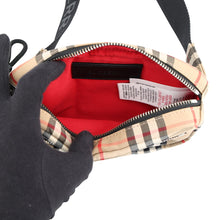 Load image into Gallery viewer, BURBERRY Nova Check Mini Shoulder Bag Beige/Black/Red8014420 Nylon