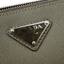 将图像加载到图库查看器中,PRADA Brique 2WAYBag Khaki2VH069 Saffiano LeatherLeather