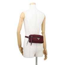 Load image into Gallery viewer, PRADA Waist Bag Brown Nylon Leather