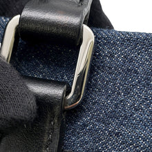 Load image into Gallery viewer, PRADA Tote Bag Indigo/Black1BG356 Denim Leather