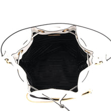 Load image into Gallery viewer, PRADA BucketShoulder Bag White1BH038 Patent Leather