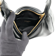 Load image into Gallery viewer, SAINT LAURENT PARIS Calypso Mini Hobo Bag Black791484 Lambskin