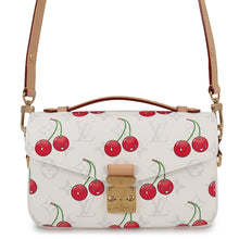 Load image into Gallery viewer, LOUIS VUITTON LVxTM Pochette Metis EW WhiteM14231 Monogram Cherry