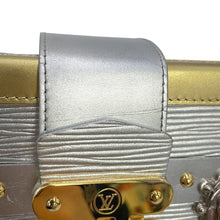 Load image into Gallery viewer, LOUIS VUITTON Petite Malle Silver/GoldM54652 Epi Metallic
