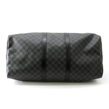 Load image into Gallery viewer, LOUIS VUITTON Keepall Bandouliere NoirN41413 Damier Graphite Size 55
