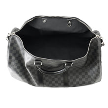 Load image into Gallery viewer, LOUIS VUITTON Keepall Bandouliere NoirN41413 Damier Graphite Size 55