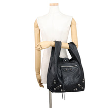 Load image into Gallery viewer, BALENCIAGA Lucagol Shopper Bag Black780976 Lambskin