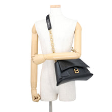 Load image into Gallery viewer, BALENCIAGA Downtown ChainShoulder Bag Black6890581I7BM1090 Leather Size Medium
