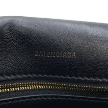 Load image into Gallery viewer, BALENCIAGA Downtown ChainShoulder Bag Black6890581I7BM1090 Leather Size Medium