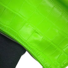 将图像加载到图库查看器中,BALENCIAGA Lucagol Mini Purse Shoulder Bag Neon Green69581423EIY3817 Croco embossed leather Size Mini