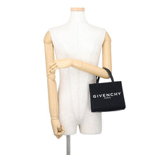 Load image into Gallery viewer, Givenchy G-TOTE MINI TOTE BAG Black/WhiteBB50N0B1F1 Canvas Size Mini