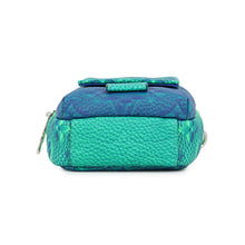 将图像加载到图库查看器中,LOUIS VUITTON Double Phone Pouch Illusion Blue/GreenM81223 Taurillon Leather