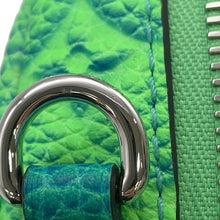 将图像加载到图库查看器中,LOUIS VUITTON Double Phone Pouch Illusion Blue/GreenM81223 Taurillon Leather