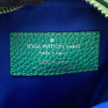 将图像加载到图库查看器中,LOUIS VUITTON Double Phone Pouch Illusion Blue/GreenM81223 Taurillon Leather