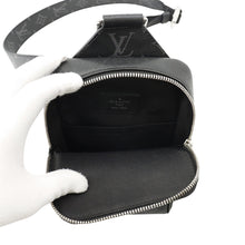 Load image into Gallery viewer, LOUIS VUITTON outdoor sling bag NoirM30741 Monogram Eclipse Taiga Leather