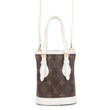 将图像加载到图库查看器中,LOUIS VUITTON Nano bucket Brown/BlancM81489 Monogram
