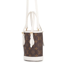 将图像加载到图库查看器中,LOUIS VUITTON Nano bucket Brown/BlancM81489 Monogram
